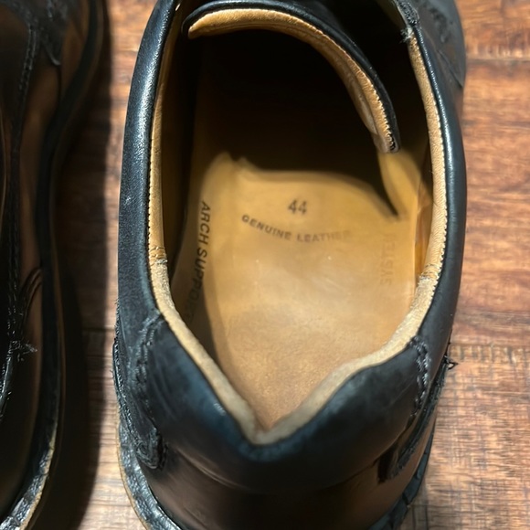 Ecco Men's Black Leather Oxford Shoes - Picture 7 of 8